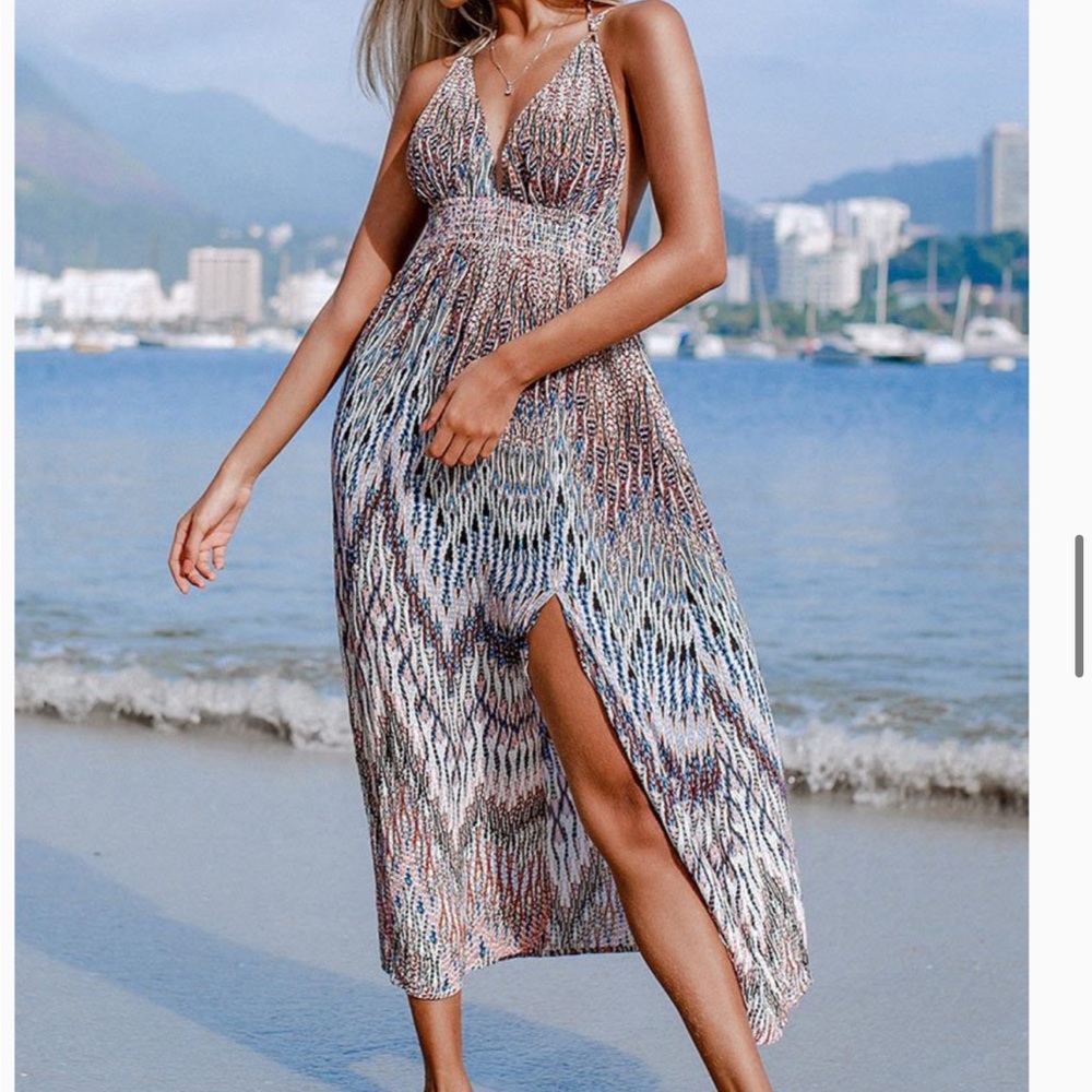 CupShe Boho Plunging V-neck Dress XL. Never used. Tags still attached.
